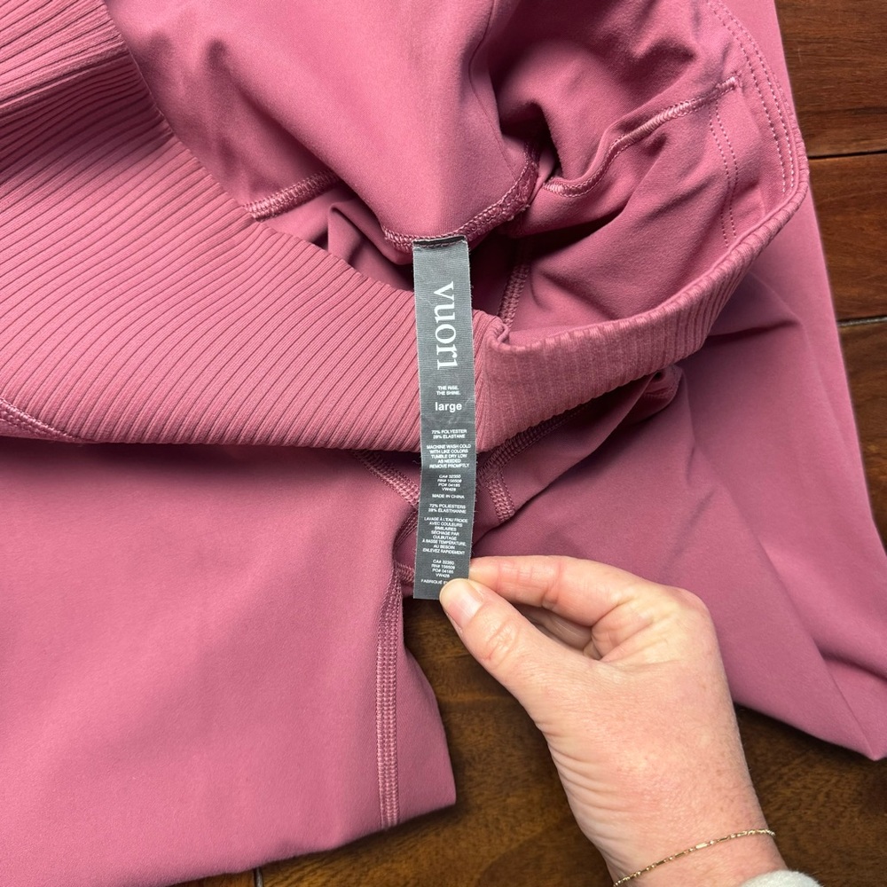 Vuori Ribbed Studio Legging Large - Picture 5 of 9